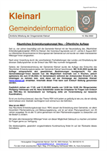 Gemeindeinformation 05-22